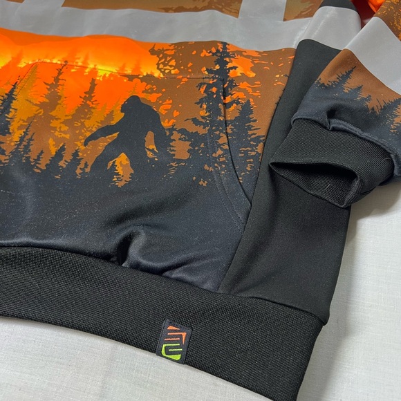 Safety Shirtz Mens S- SS360 Wildland Sasquatch ANSI Class 3 Type-R Hoodie Orange - Picture 3 of 9